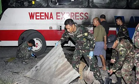 菲律宾八打雁省一车站发生爆炸
