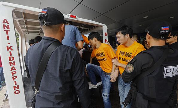菲律宾警察逮捕四名中国台湾人