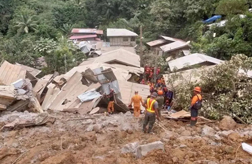 菲律宾南部山体滑坡已致11人逝世30人受伤