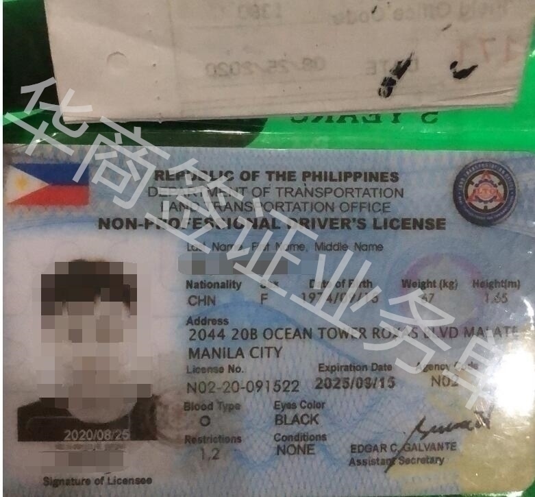 中国人在菲律宾如何申请驾照？