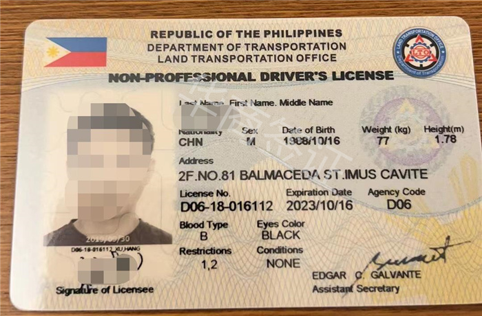 办理菲律宾驾照多少钱