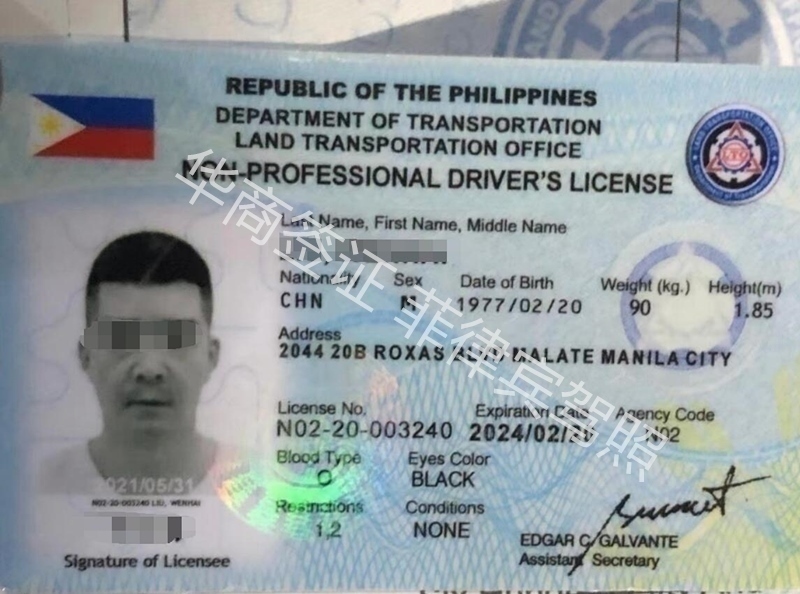 带菲律宾的驾照回国，可以在国内使用吗？