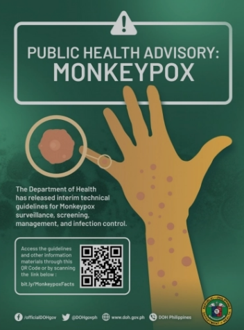 菲律宾卫生部：仍无法确认猴痘是否存在本地传播