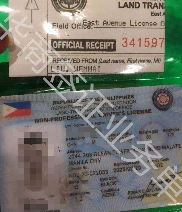 持有的中国驾照可以在菲律宾开车吗