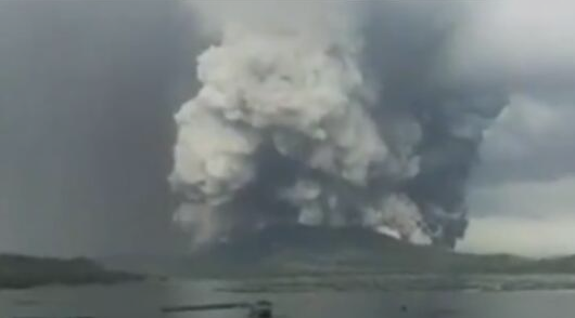 菲律宾塔尔火山24小时之内录得六次火山地震