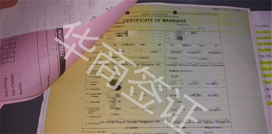 菲律宾结婚证所需材料