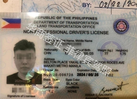 菲律宾驾照的办理条件