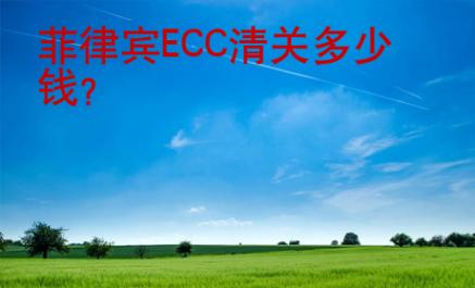 菲律宾ECC清关<strong>多少钱</strong>