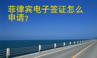 菲律宾电子签证<strong>怎么</strong>申请