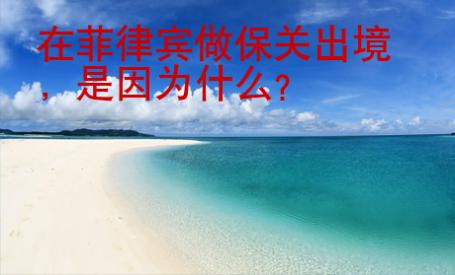 在菲律宾做保关出境