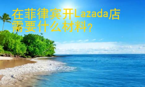 在菲律宾开Lazada店需要什么材料