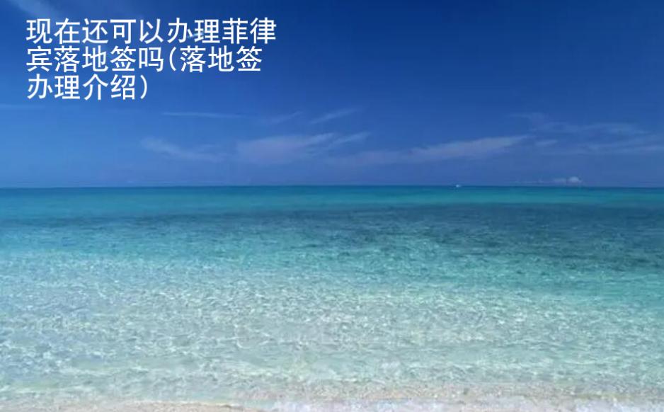现在还可以办理<strong>菲律宾</strong>落地签吗(落地签办理介绍)