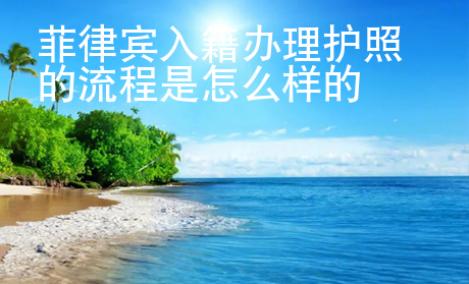 菲律宾入籍<strong>办</strong>理护照的流程是怎么样的