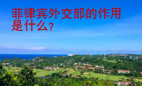 菲律宾外交部的作用是什么