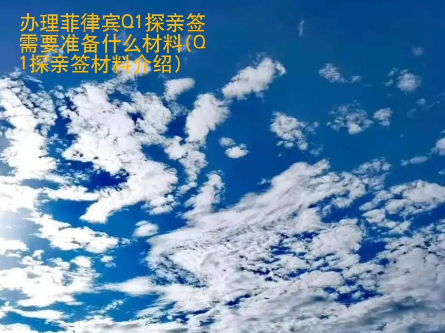 办理<strong>菲律宾</strong>Q1探亲签需要准备什么材料(Q1探亲签材料介绍)