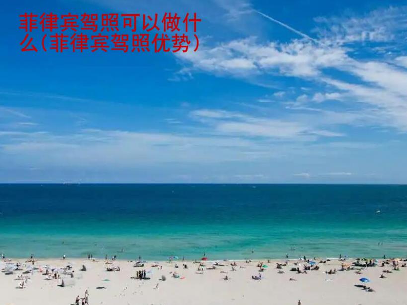 菲律宾驾照可以做什么(菲律宾驾照<strong>优势</strong>)