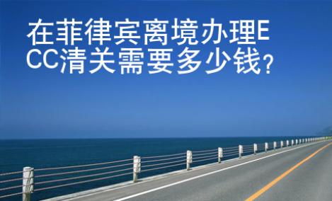 在<strong>菲律宾</strong>离境办理ECC清关需要多少钱