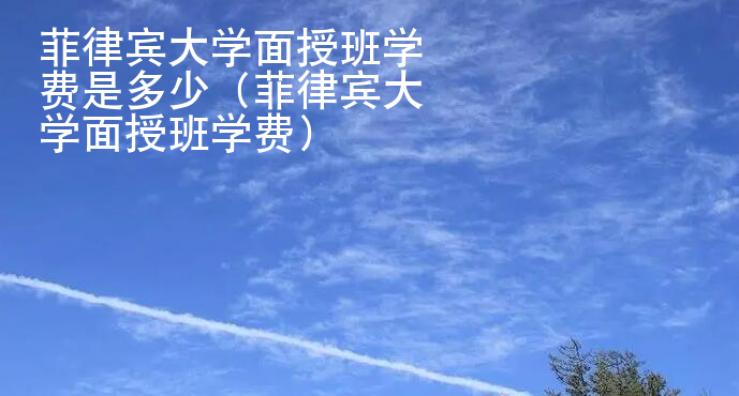 菲律宾大学面授班学费是多少（菲律宾大学面授班学费）