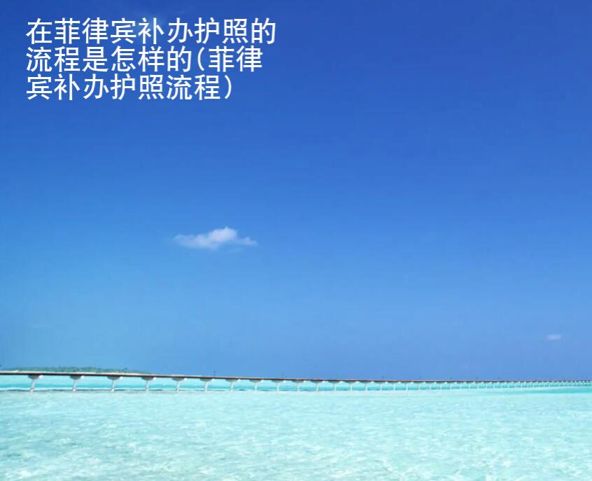 在菲律宾补办<strong>护照</strong>的流程是怎样的(菲律宾补办护照流程)