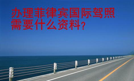 办理菲律宾国际驾照需要<strong>什么</strong>资料