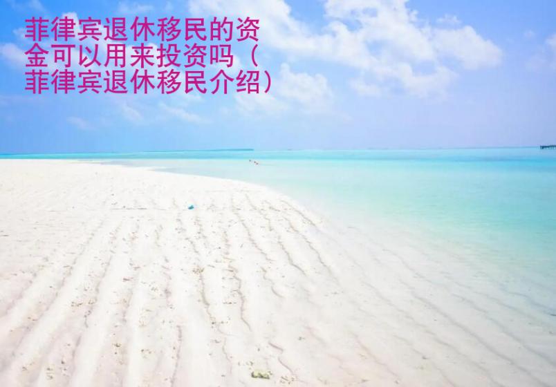 <strong>菲律宾</strong>退休移民的资金可以用来投资吗（菲律宾退休移民介绍）