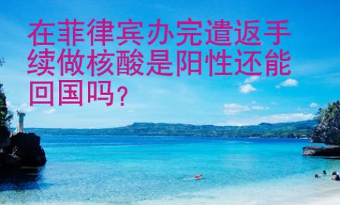 在菲律宾办完遣返手续做核酸是阳性还能<strong>回国</strong>吗