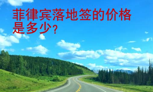 菲律宾<strong>落地</strong>签的价格是多少