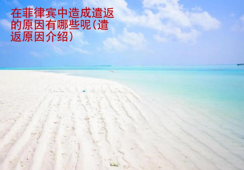 在菲律宾中造成遣返的原因有哪些呢(遣返原因<strong>介绍</strong>)