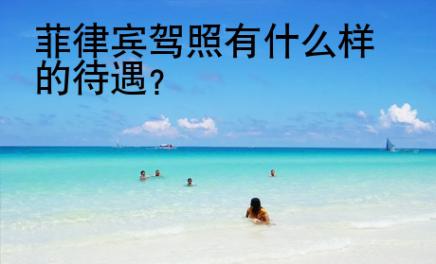菲律宾<strong>驾照</strong>有什么样的待遇
