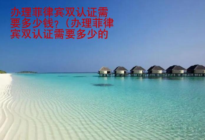 <strong>办理</strong>菲律宾双认证需要多少钱