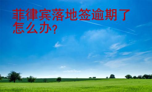 <strong>菲律宾</strong>落地签逾期了怎么办
