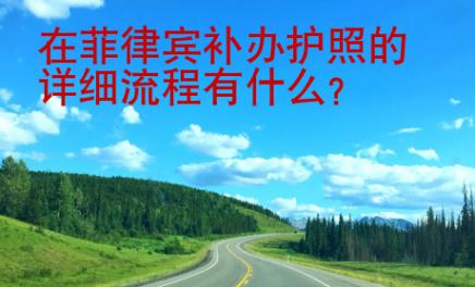 在菲律宾补办护照的详细<strong>流程</strong>有什么