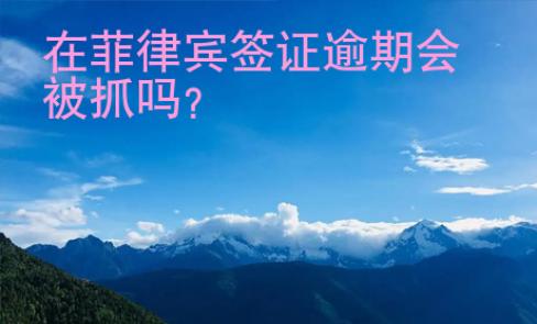 在<strong>菲律宾</strong>签证逾期会被抓吗