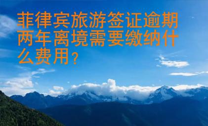 <strong>菲律宾</strong>旅游签证逾期两年离境需要缴纳什么费用