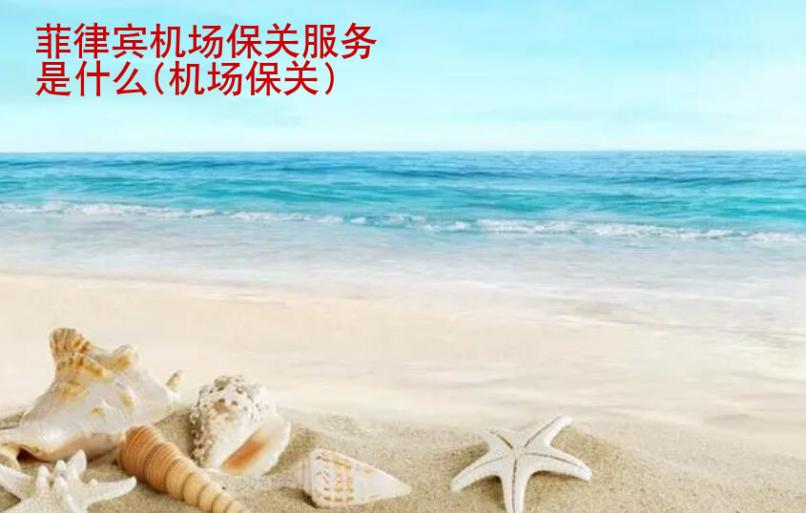 菲律宾机场保关服务是<strong>什么</strong>(机场保关)